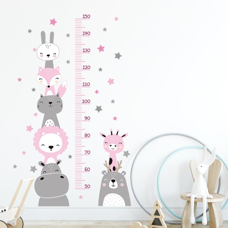 Kids Height Measurement Wall Stickers, Flora Grossist, Barnrum