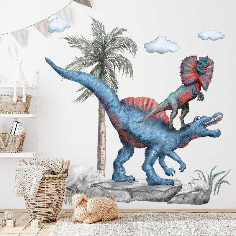 Baby Boy Room Stickers Children’s Wall Stickers Animal Sticker, Flora Grossist, Barnrum