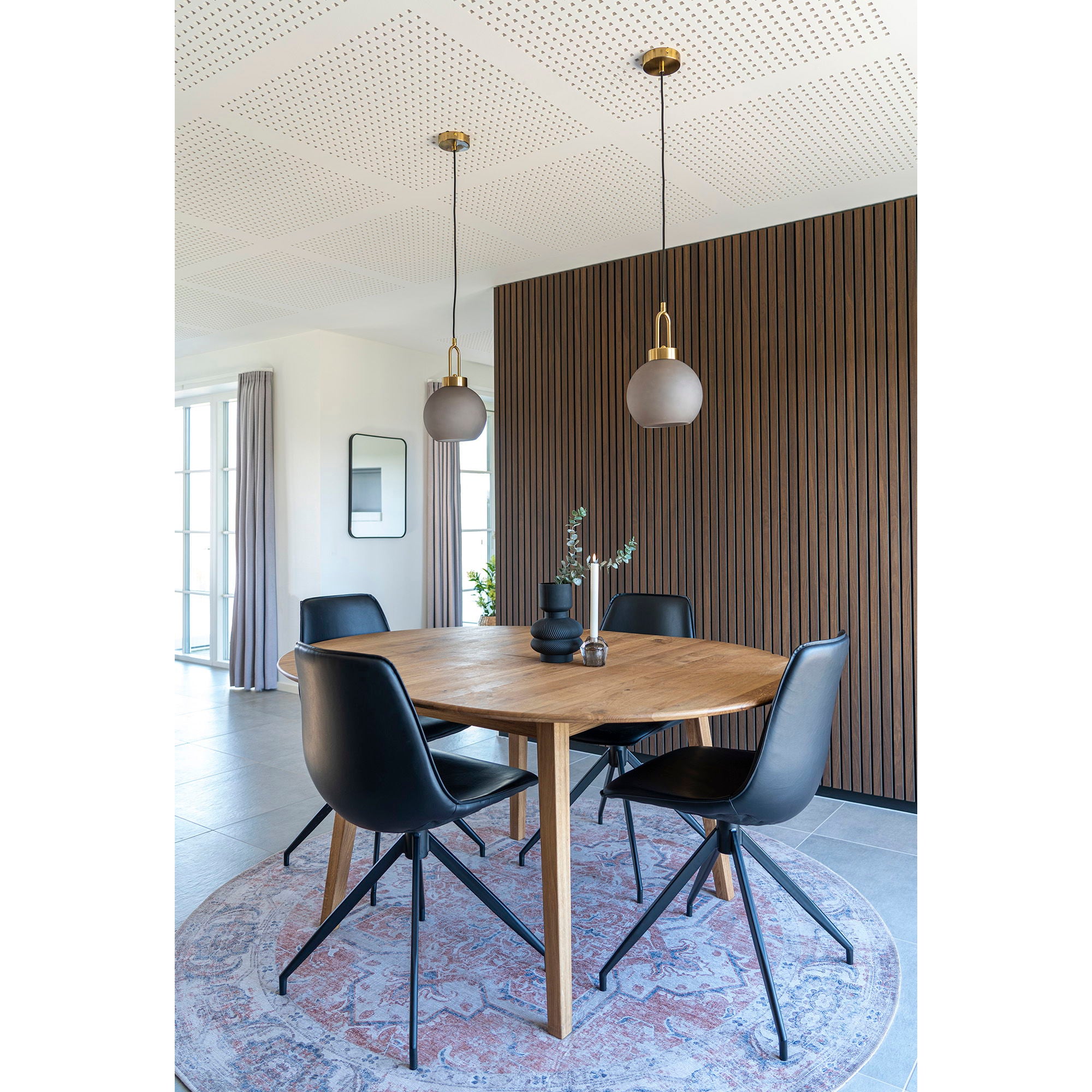 Monaco matstol, svart