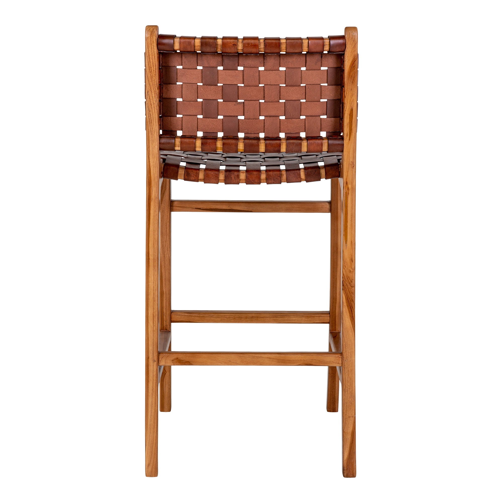 Perugia Counter Chair, brunt läder