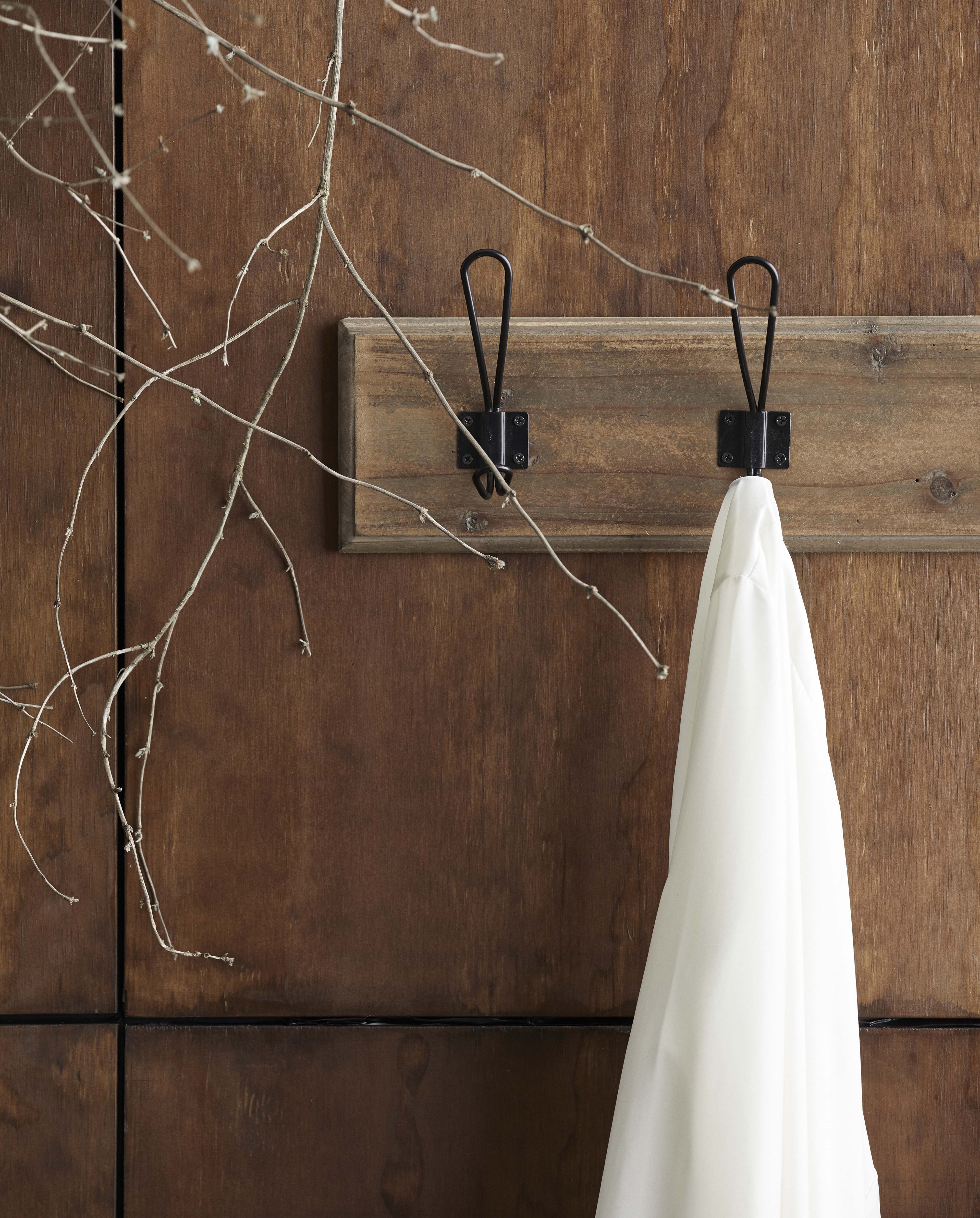 Caroni Coat Rack, 5 Hooks, Reclaimed Wood - Nature, Nordal, hängare & krokar