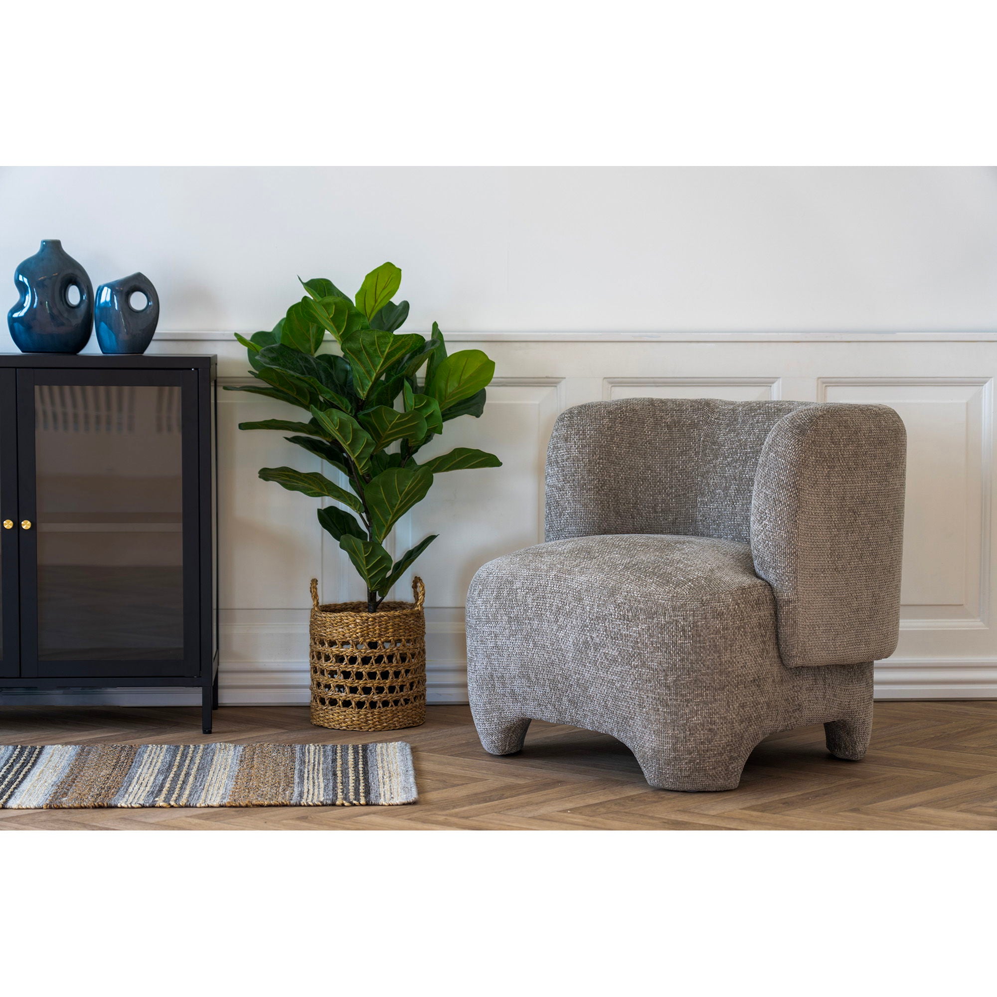 Nazare Loungefåtölj, grå