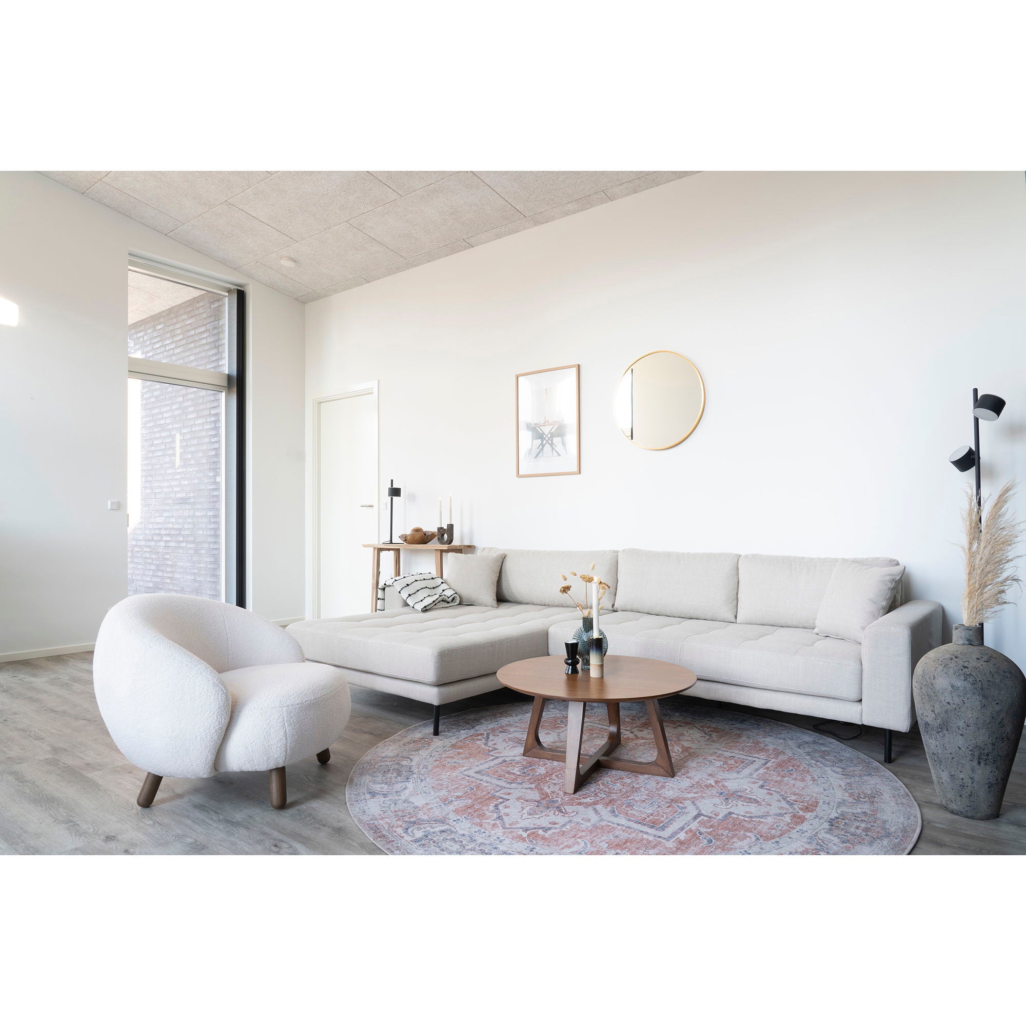 SAVONA Loungestol, vit