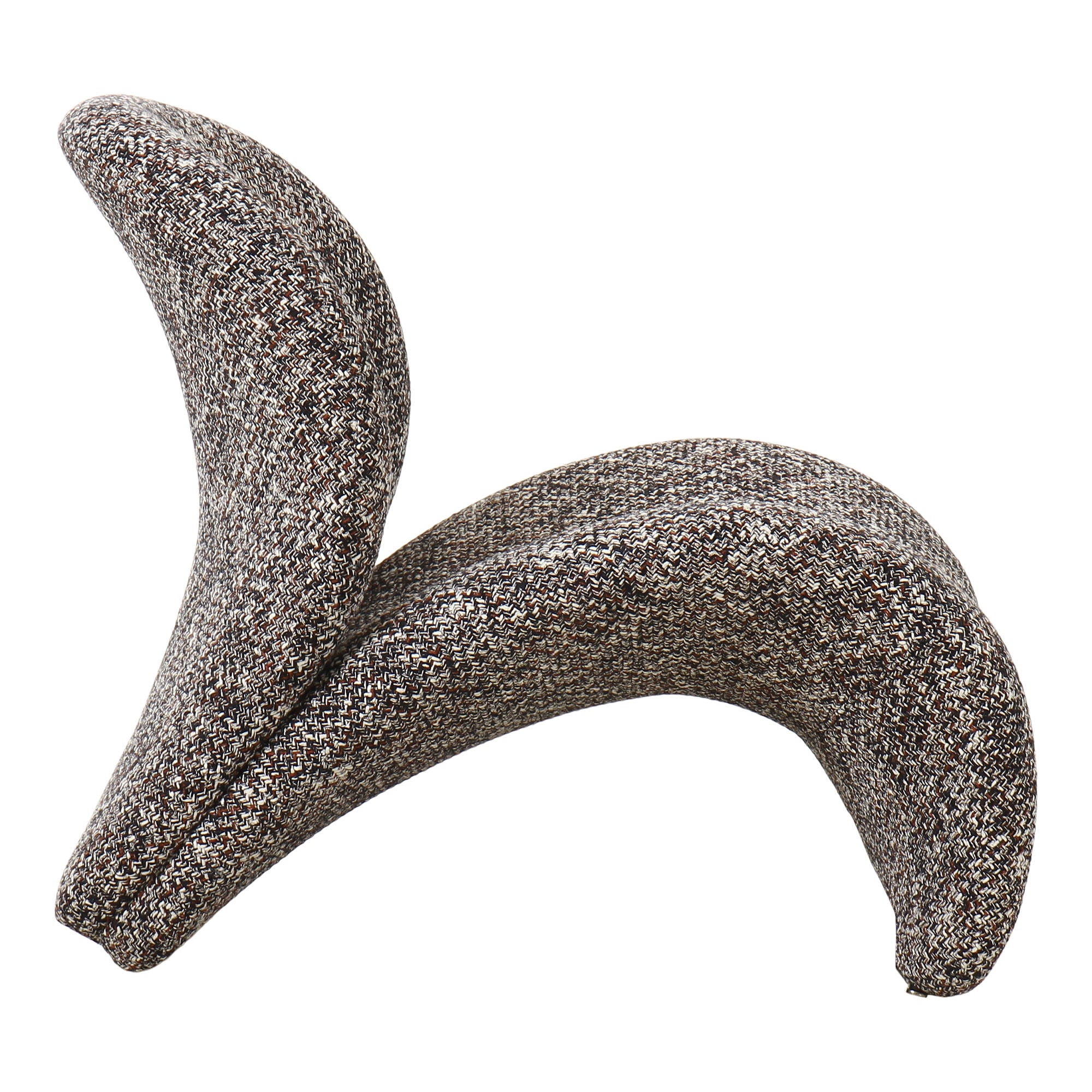 SOFIA Loungefåtölj, mörkbrun mix