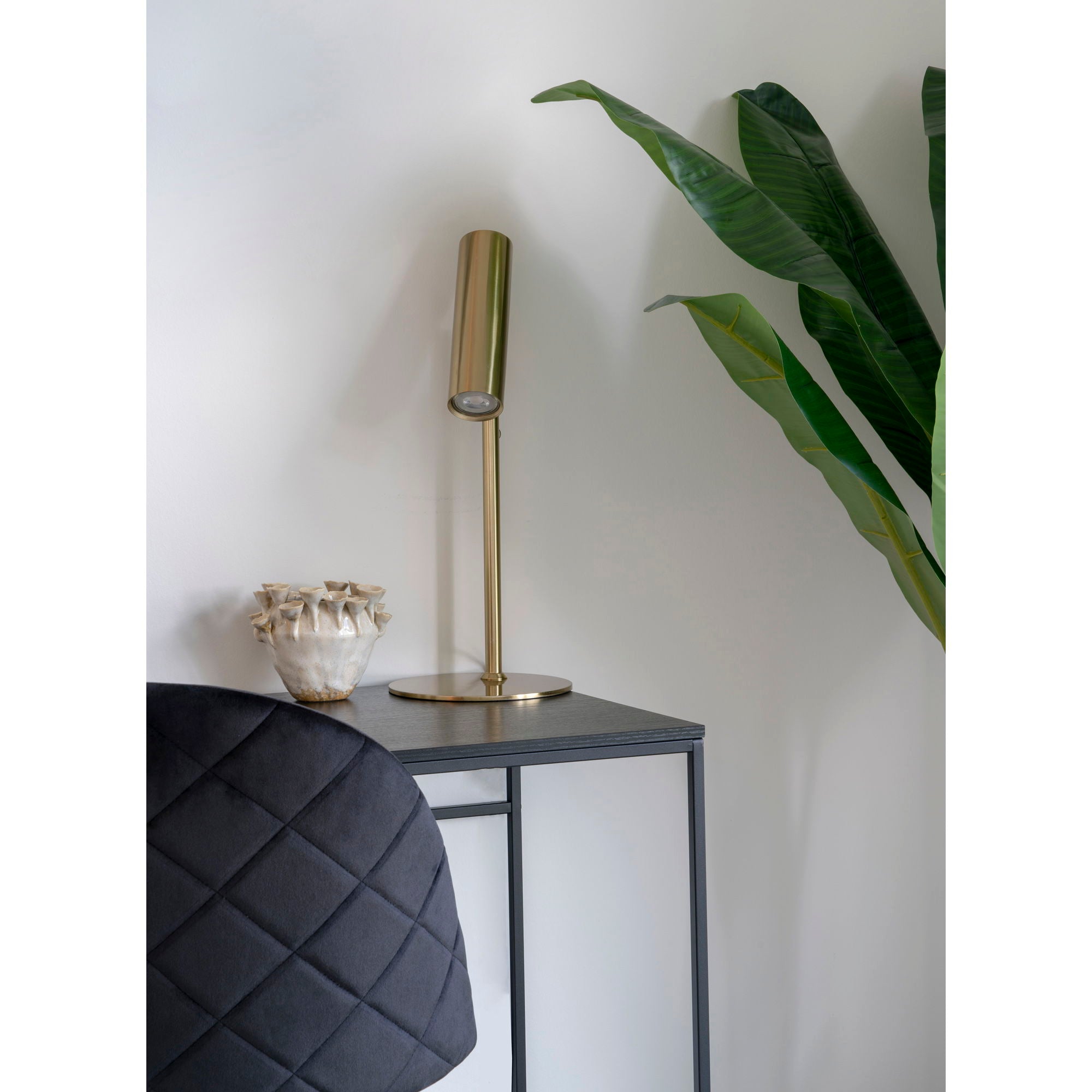 GENEVE Kontorsstol, sammet svart