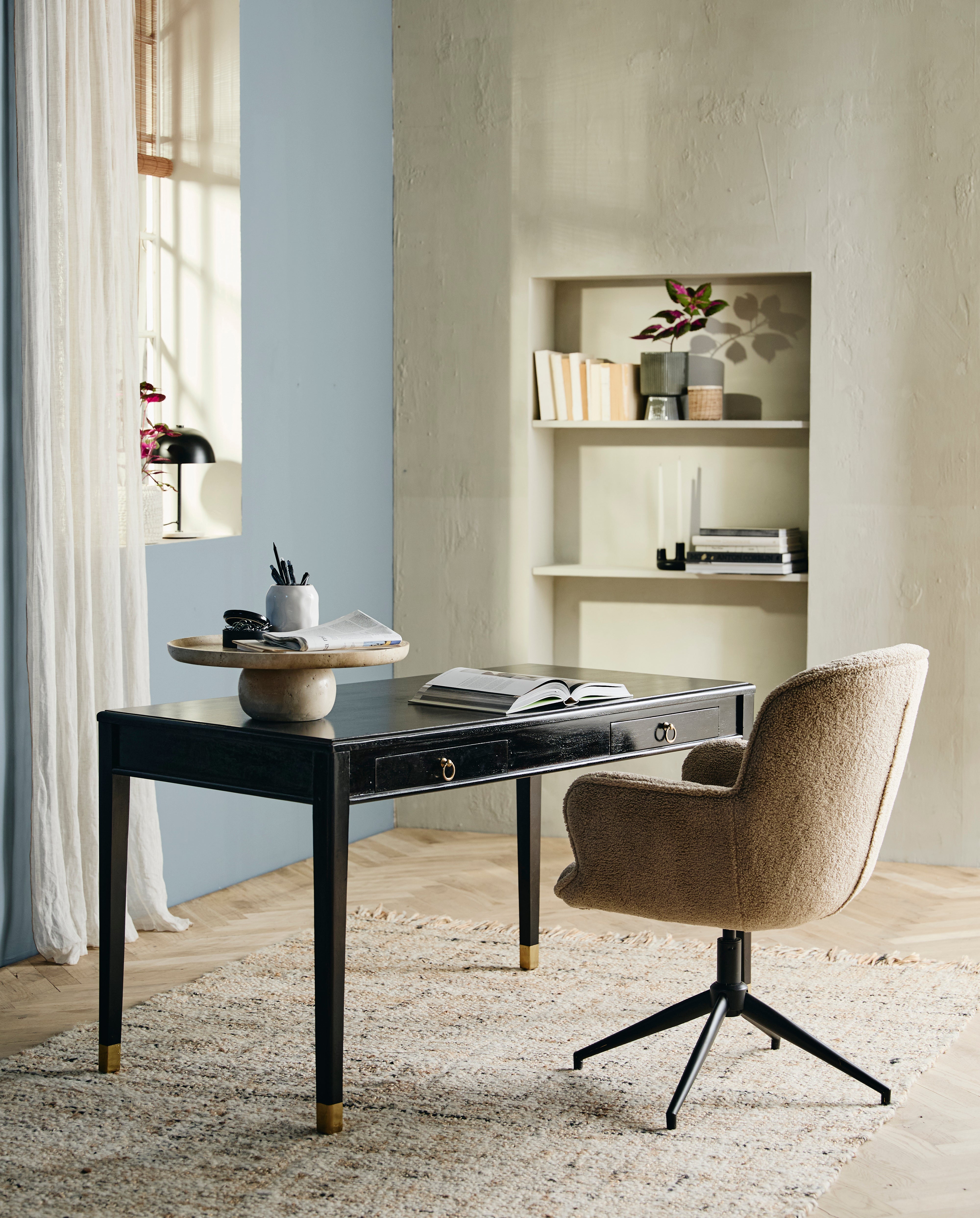 Lea Office Chair - Beige, Nordal, stolar