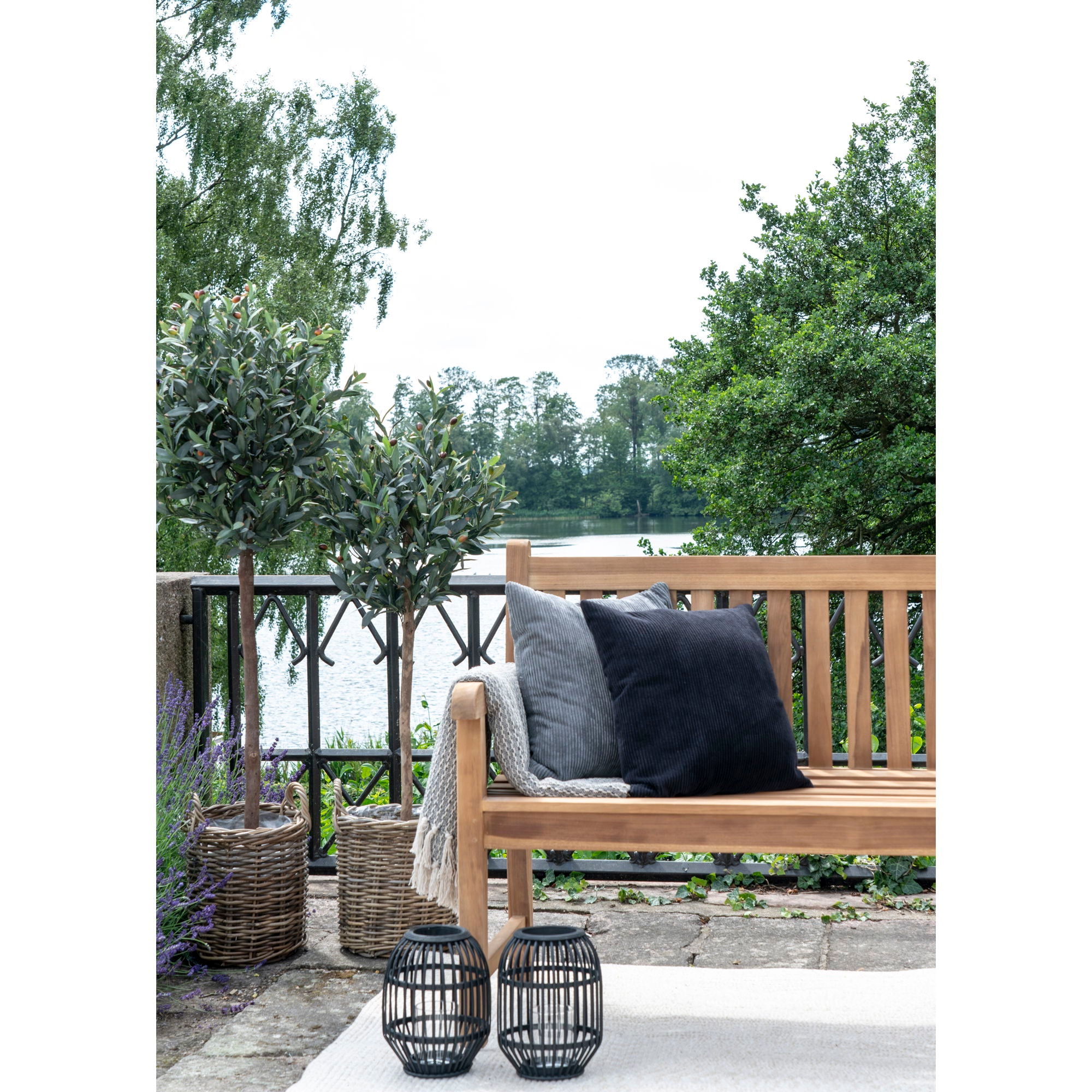 Cabo bänk, teak, natur