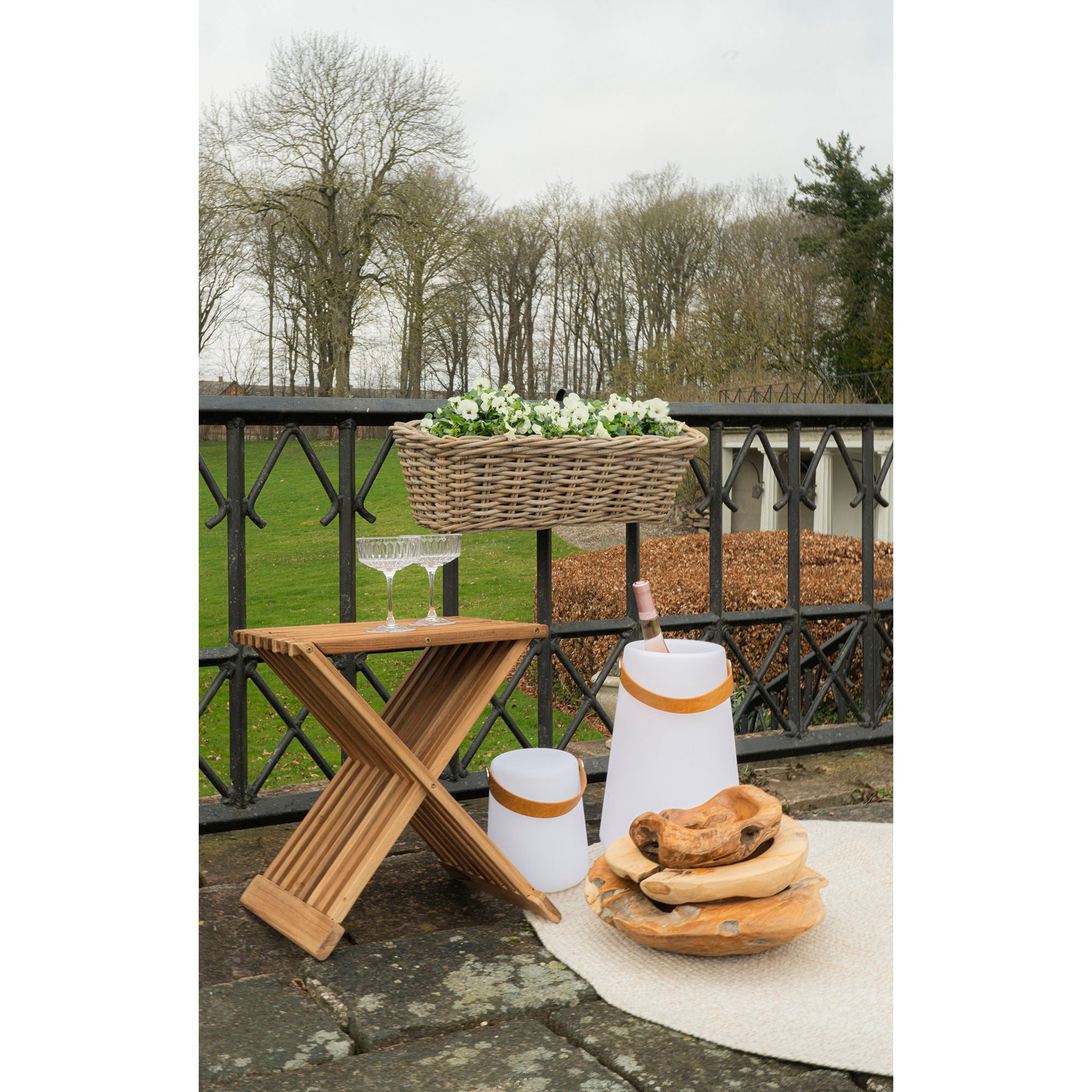 ERTO pall, teak natur