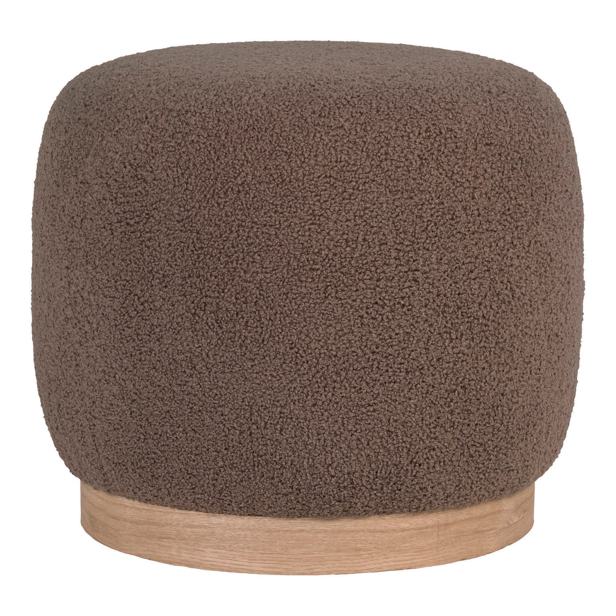 BELFORT Pouf, teddy, brun