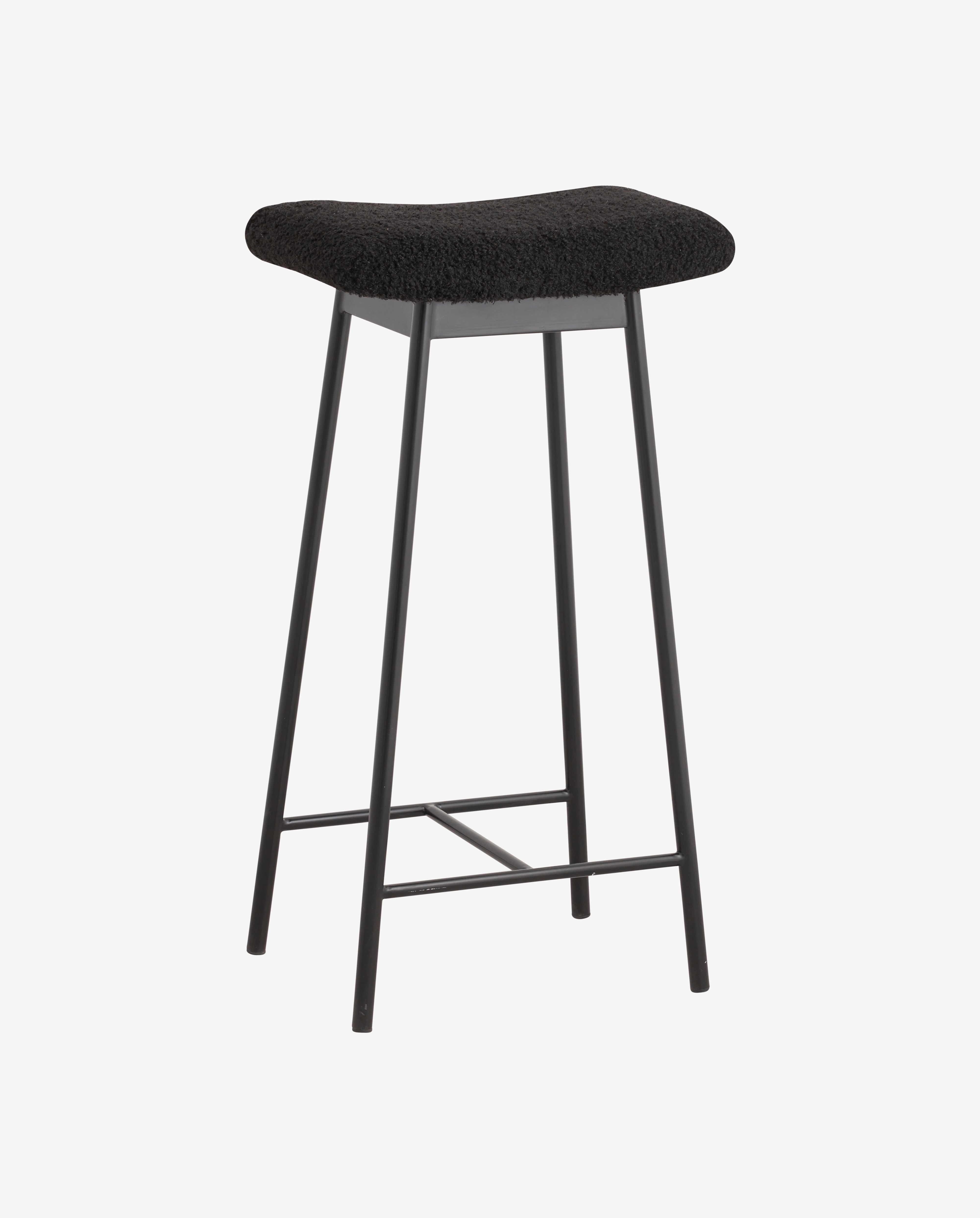 Zala Bar Stool, Black, Nordal, bänkar & pallar