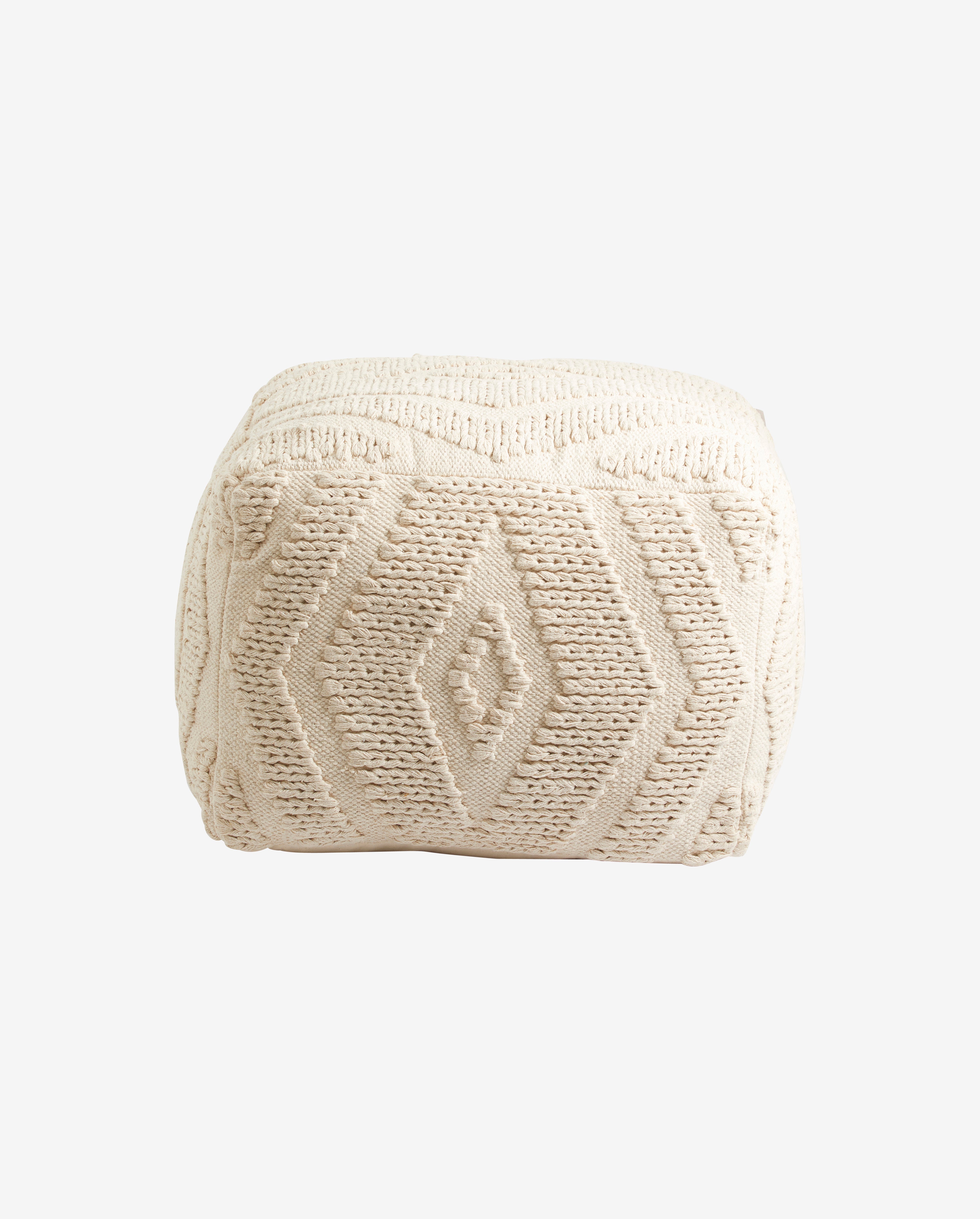 Wular Pouf - Off White, Nordal, bänkar & pallar