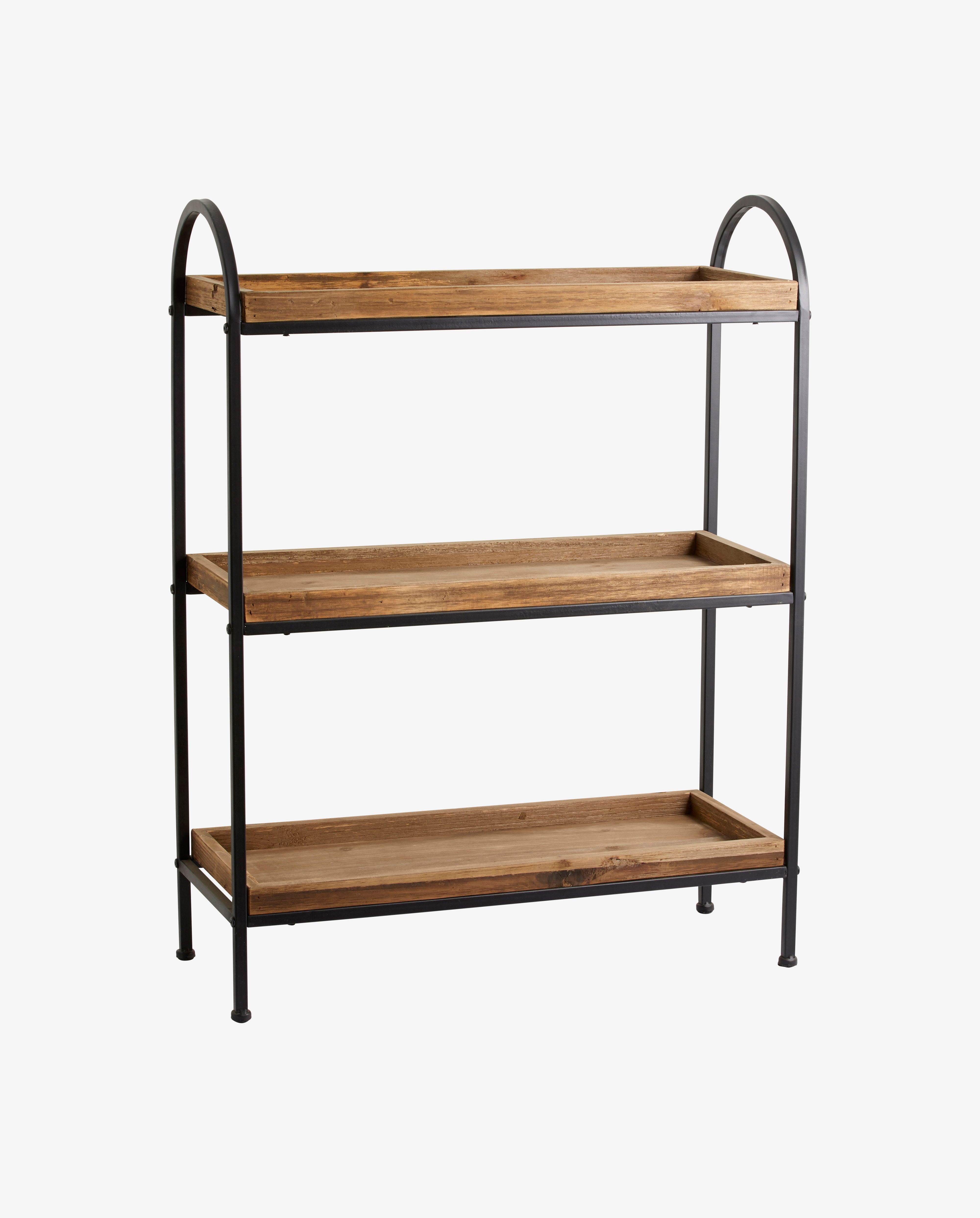 Patna Iron Rack - Wood, Nordal, bokhyllor