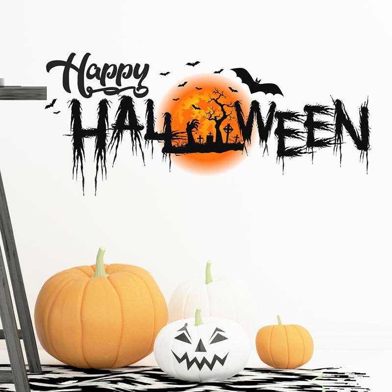 Halloween Party Poster With Horror Elements Full Moon, Flora Grossist, Barnrum