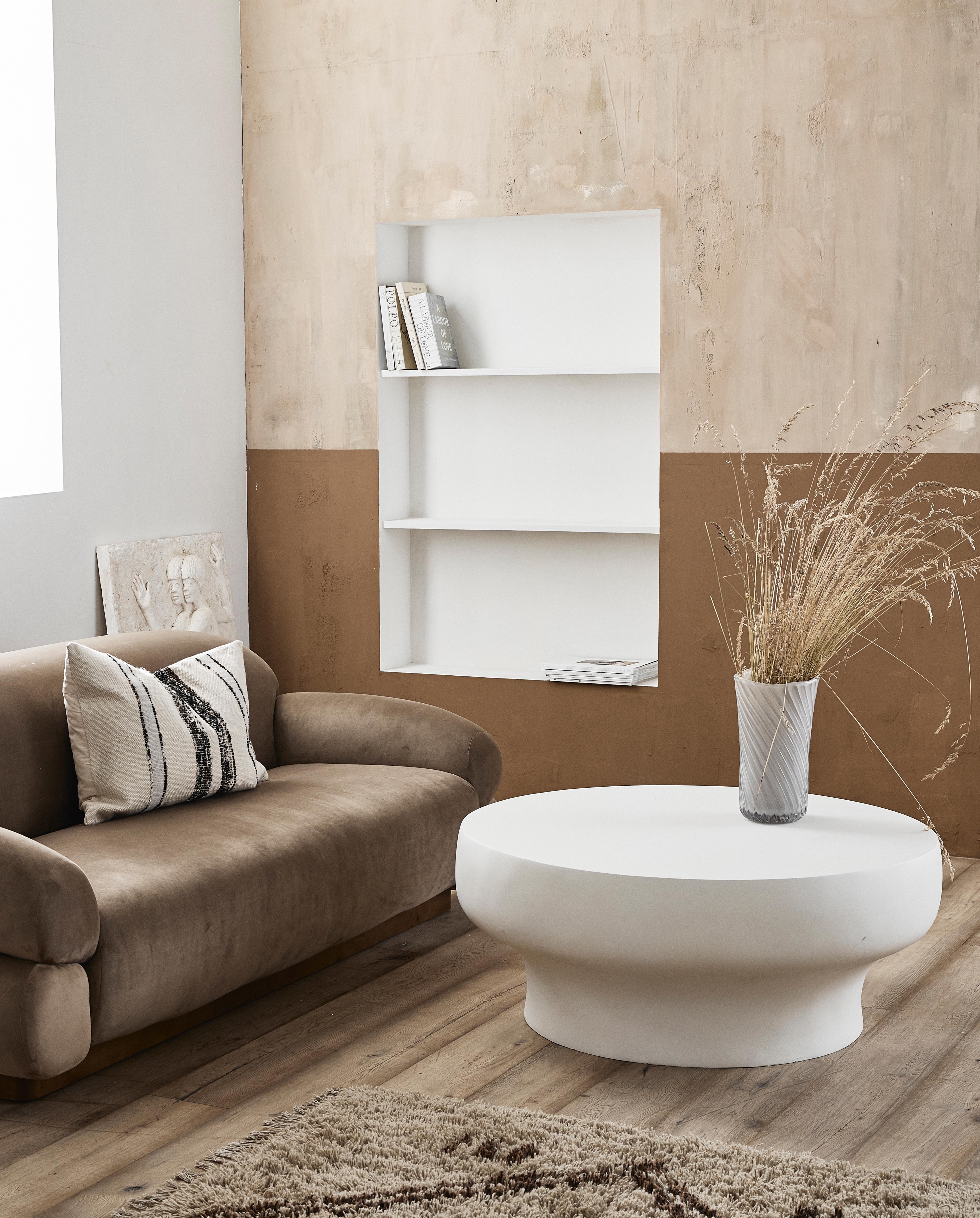 Helle Vase, Glass - Off White, Nordal, vaser & skålar