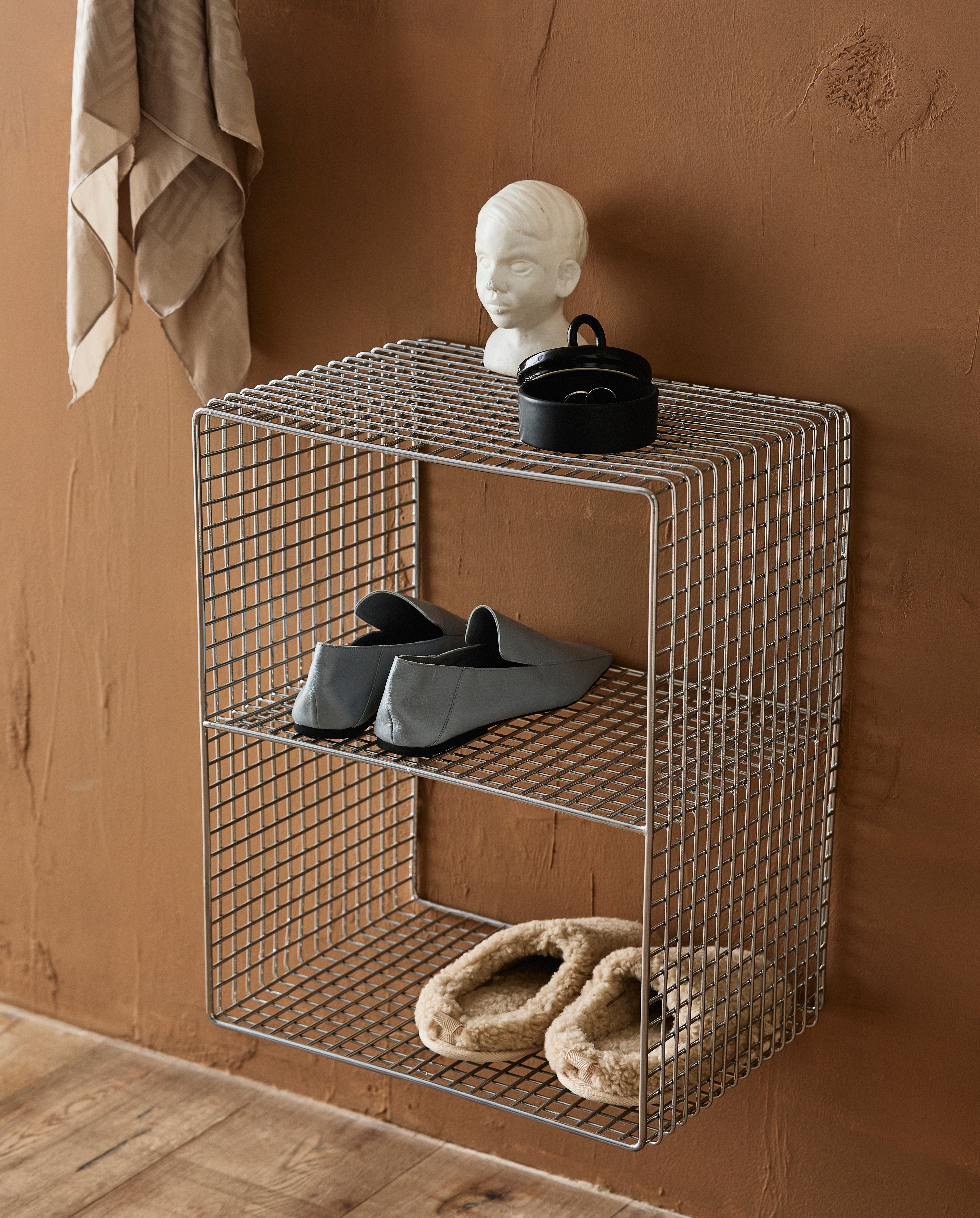 Tuo Shelf - Chrome Finish, Nordal, vägghyllor & väggskåp