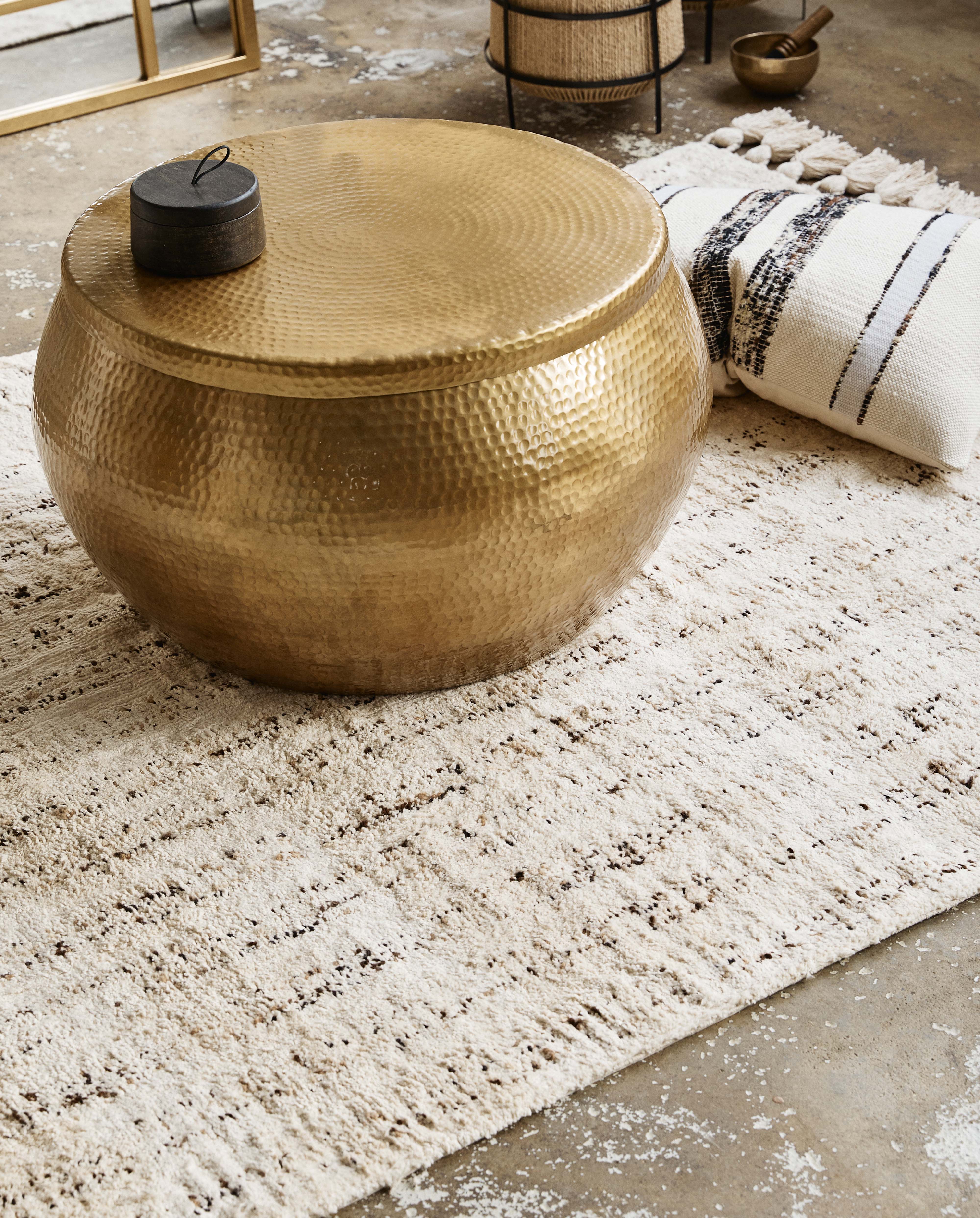 Akia Coffe Table - Brass, Nordal, möbler