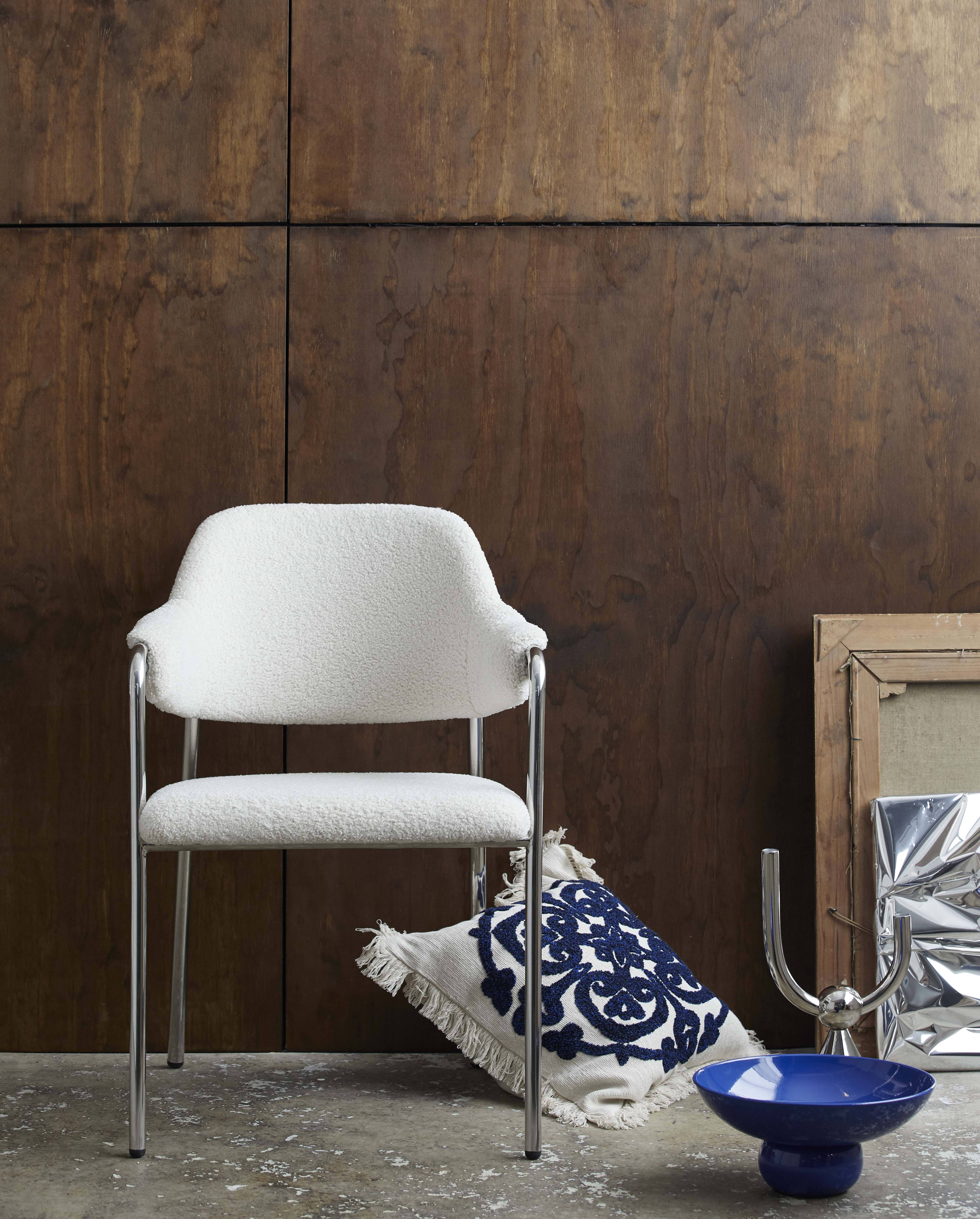 Ursa Cushion Cover - Off White/blue, Nordal, sovrums textilier