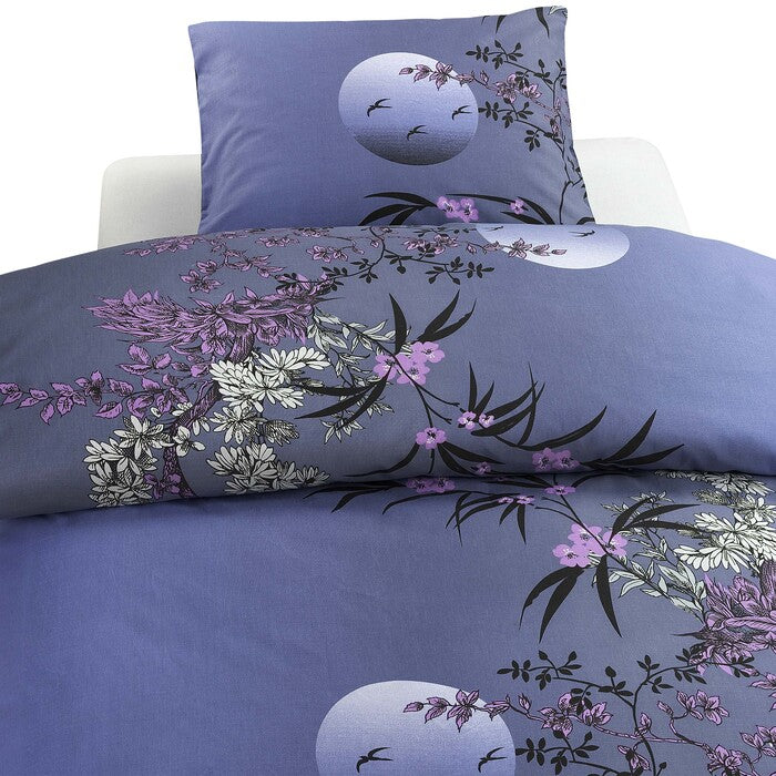 2-dels Set Japan Grå, Borganäs of Sweden, påslakan