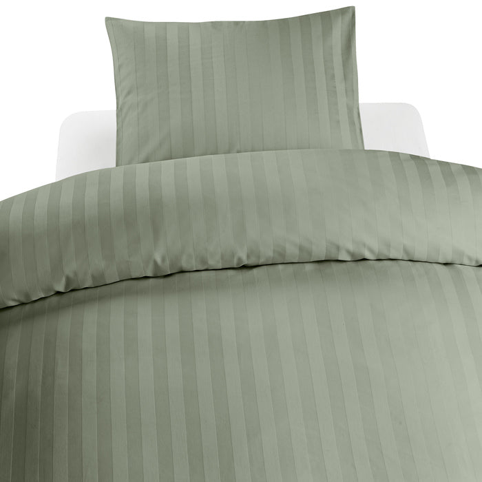 2-dels Set Satin Grön, Borganäs of Sweden, påslakan