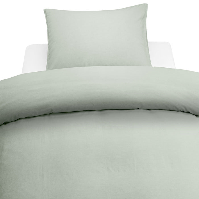 2-dels Set Washed Grön, Borganäs of Sweden, påslakan