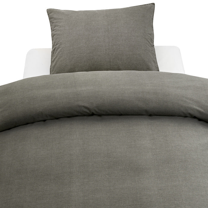 2-dels Set Washed Grå, Borganäs of Sweden, påslakan