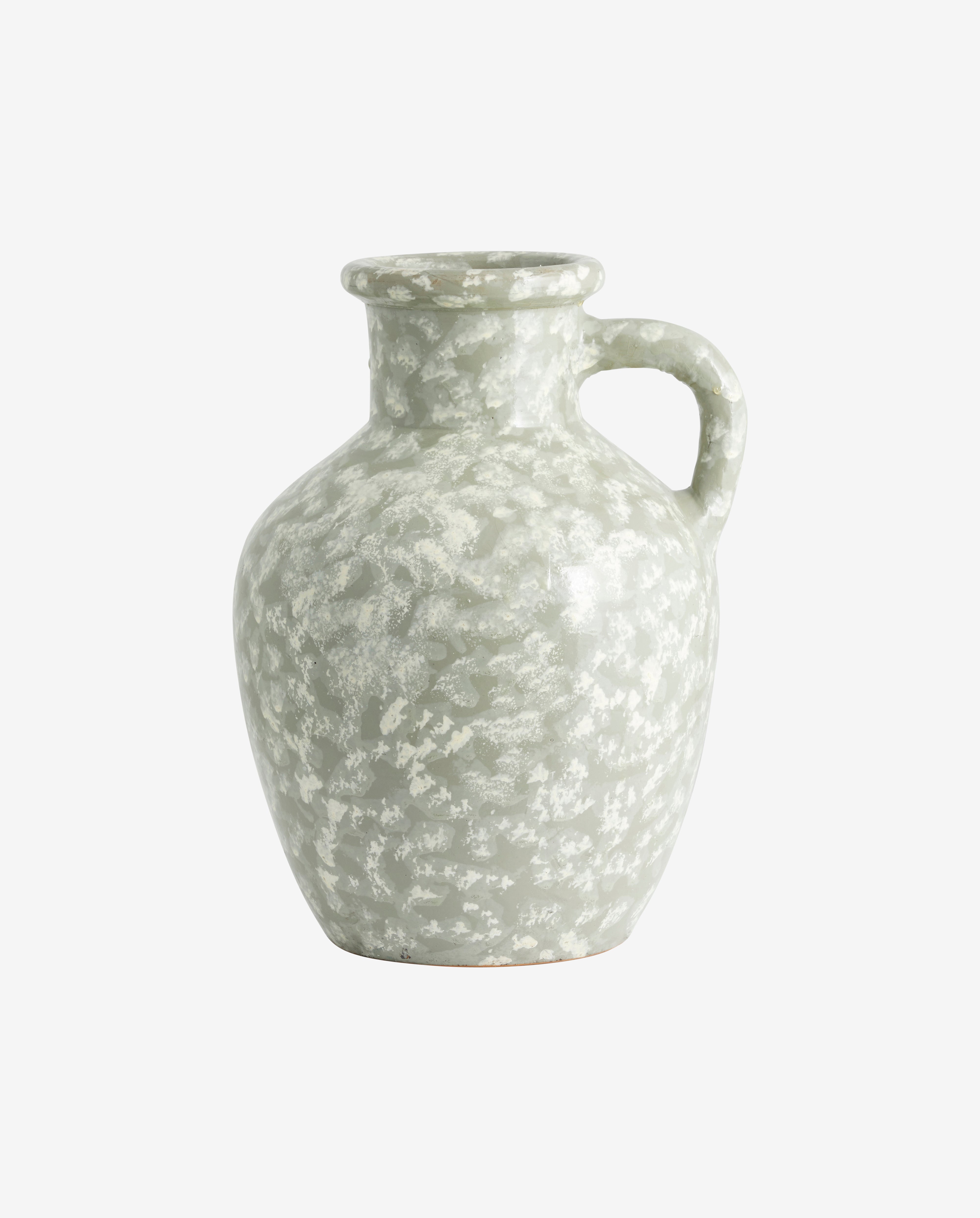 Batam Vase, Glazed - Grey, Nordal, vaser & skålar