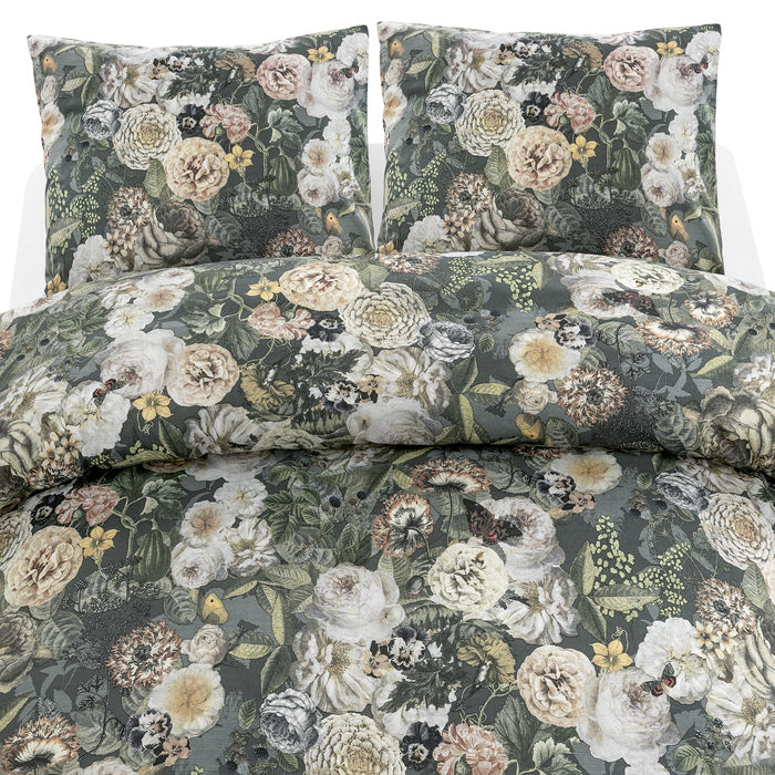 3-dels Set Abigail Grön Dubbel, Borganäs of Sweden, påslakan