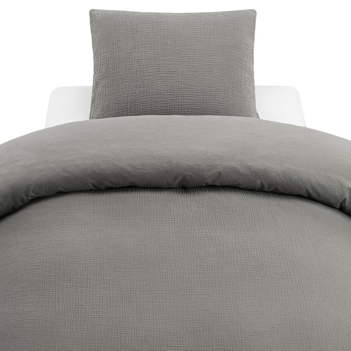 2-dels Set Rolling Grå, Borganäs of Sweden, påslakan