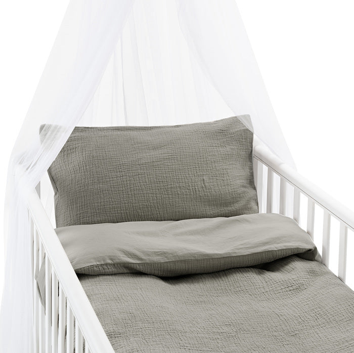 2-dels Set Rolling Grå Spjälsäng, Borganäs of Sweden, barnartiklar sovrum