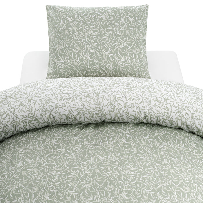 2-dels Set Garden Grön, Borganäs of Sweden, påslakan