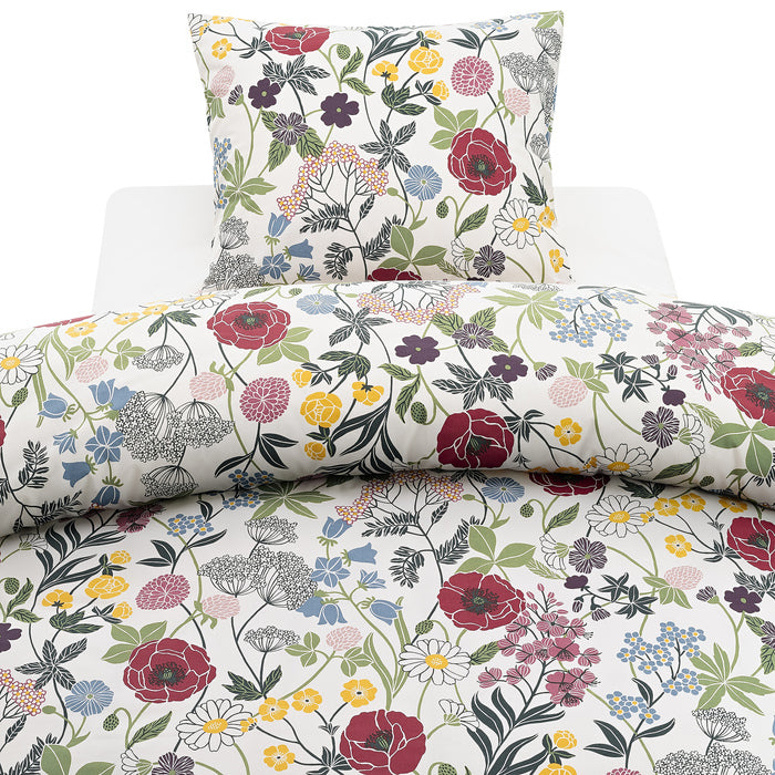 2-dels Set Midsommar Multi, Borganäs of Sweden, påslakan