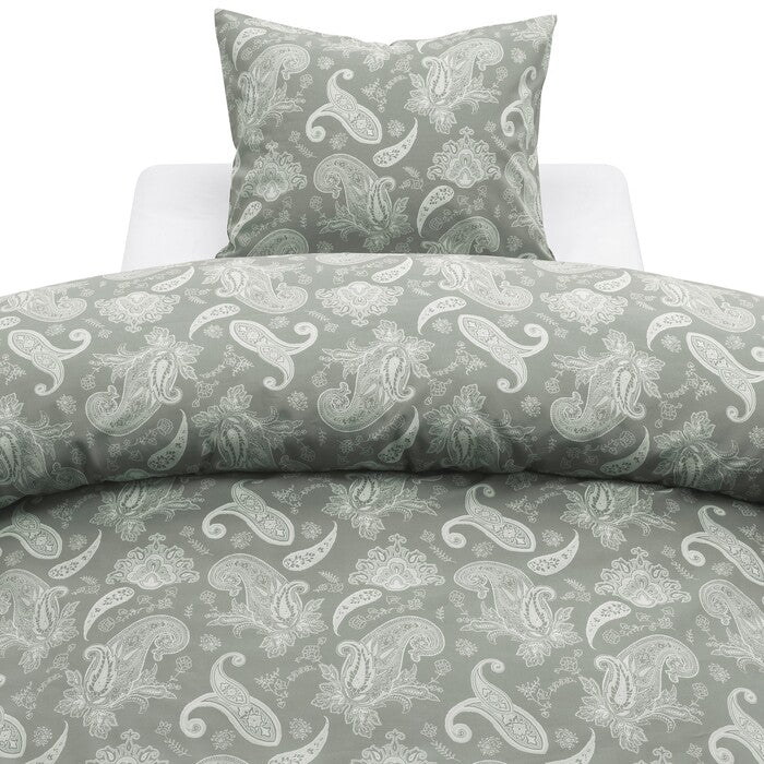 2-dels Set Tilly Grön, Borganäs of Sweden, påslakan