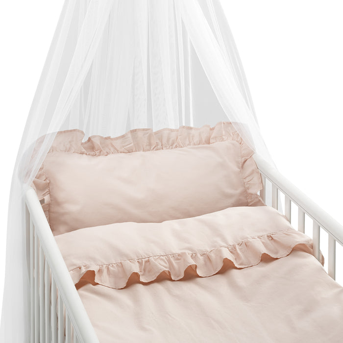 2-dels Set Volang Rosa Spjälsäng, Borganäs of Sweden, påslakan