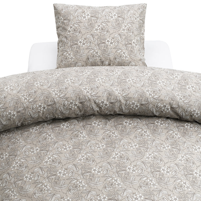 2-dels Set Blackberry Doeskin, Borganäs of Sweden, påslakan