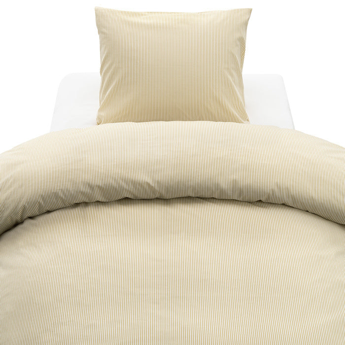 2-dels Set Thelma Stripe Gul, Borganäs of Sweden, påslakan