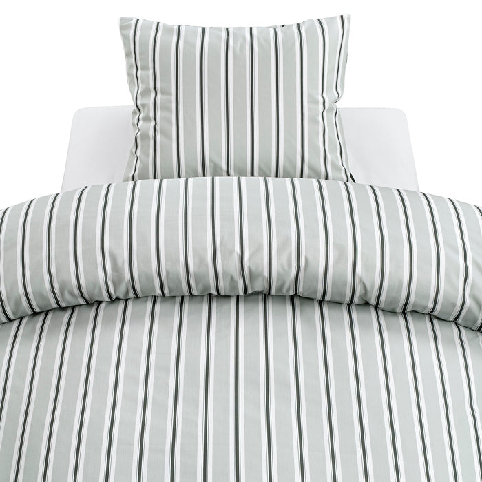 2-dels Set Sunnan Rand Grön, Borganäs of Sweden, påslakan