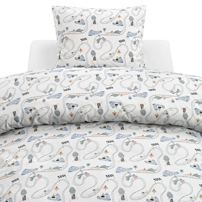 2-dels Set Mini Rally Offwhite, Borganäs of Sweden, barnartiklar sovrum