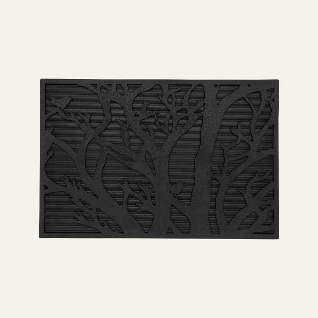 Doormat Black Tree 60x90cm, Dixie, utomhus inredning