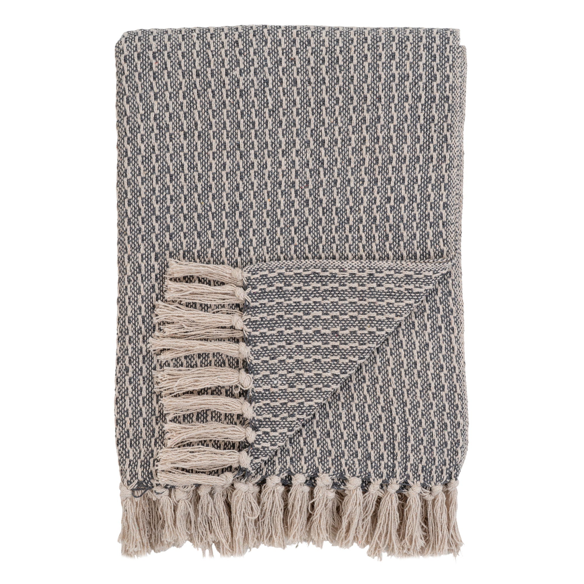 CORT Plaid, mörkgrå/vit