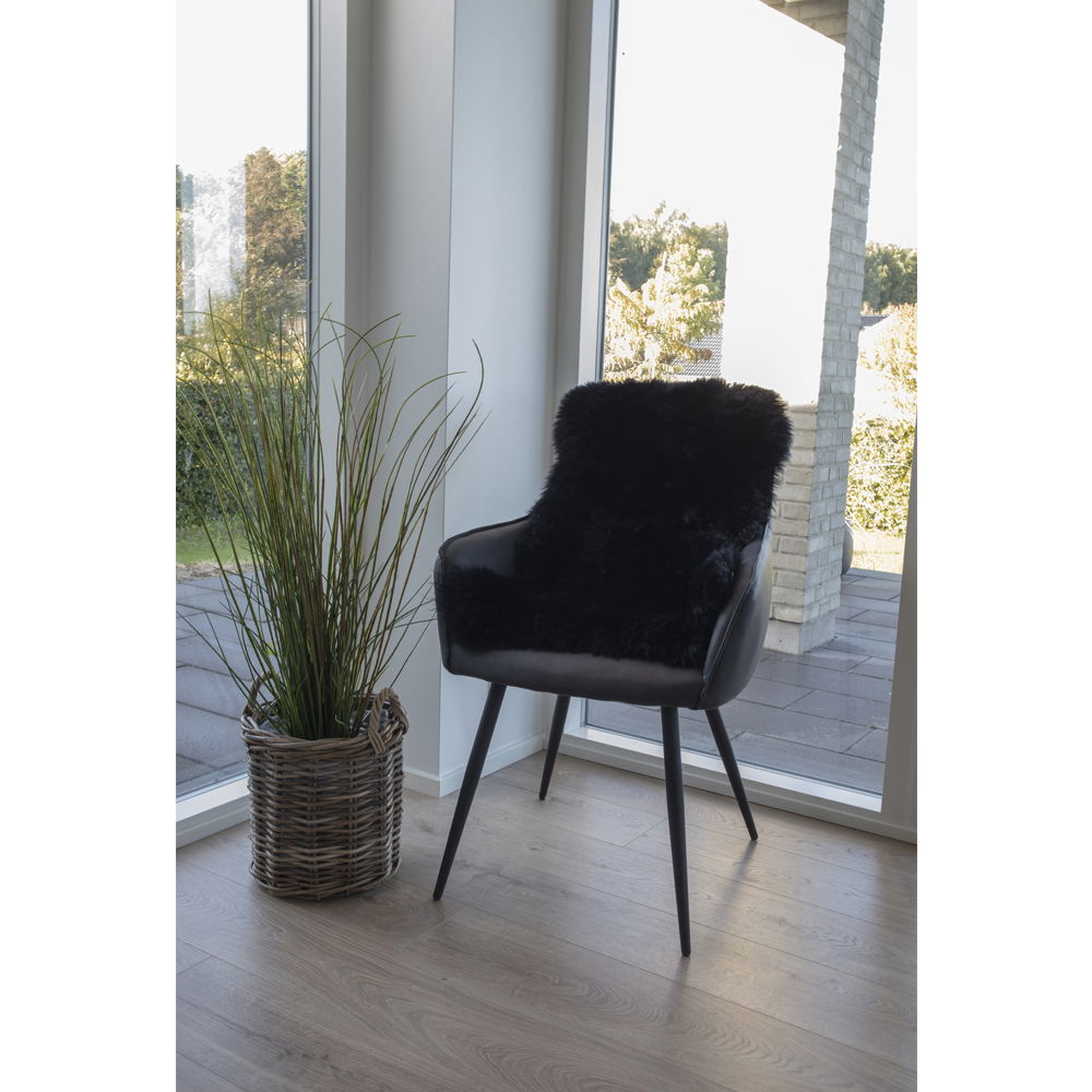 LAMMSKINN, svart 50x85 cm