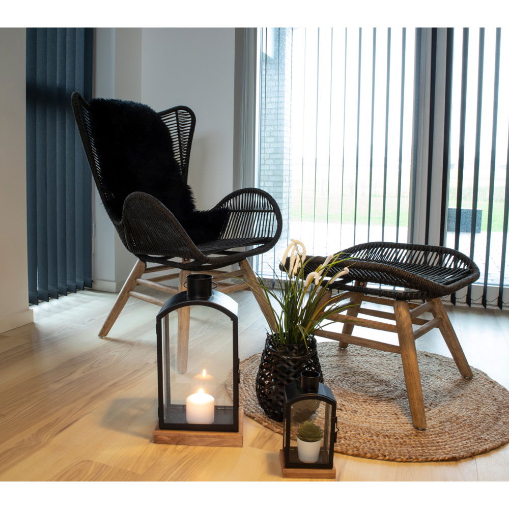 LAMMSKINN, svart 50x85 cm