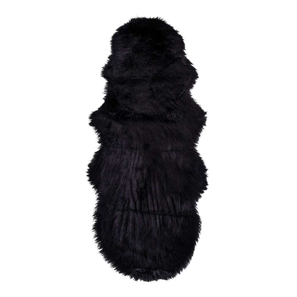 KONSTLAMMSKINN, svart 60x180 cm