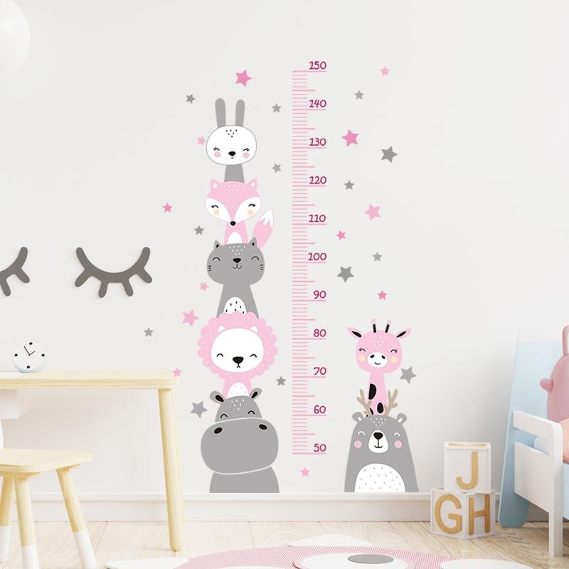 Kids Height Measurement Wall Stickers, Flora Grossist, Barnrum