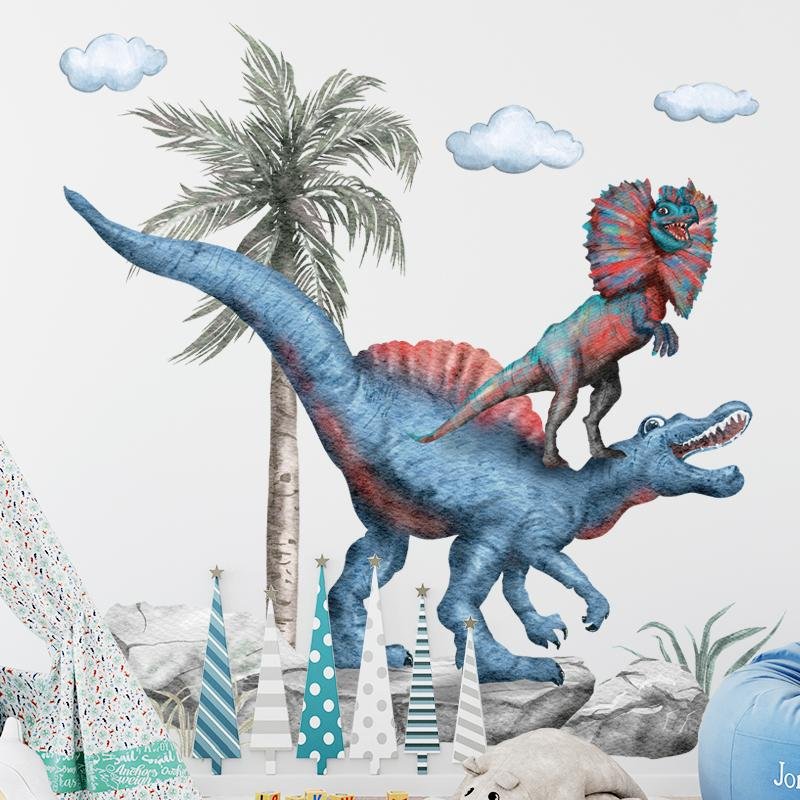 Baby Boy Room Stickers Children’s Wall Stickers Animal Sticker, Flora Grossist, Barnrum