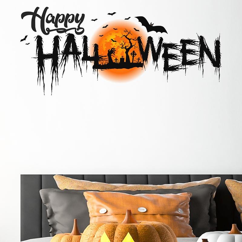 Halloween Party Poster With Horror Elements Full Moon, Flora Grossist, Barnrum