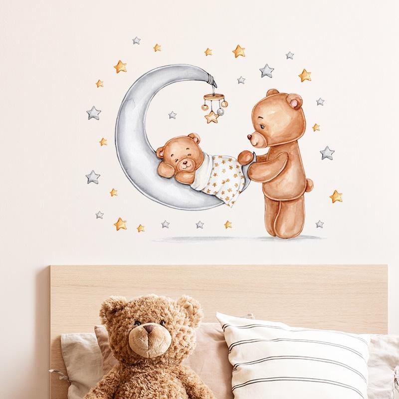 Baby Room Stickers Girl Or Boy Wall Stickers Cute Pet Stickers, Flora Grossist, Barnrum