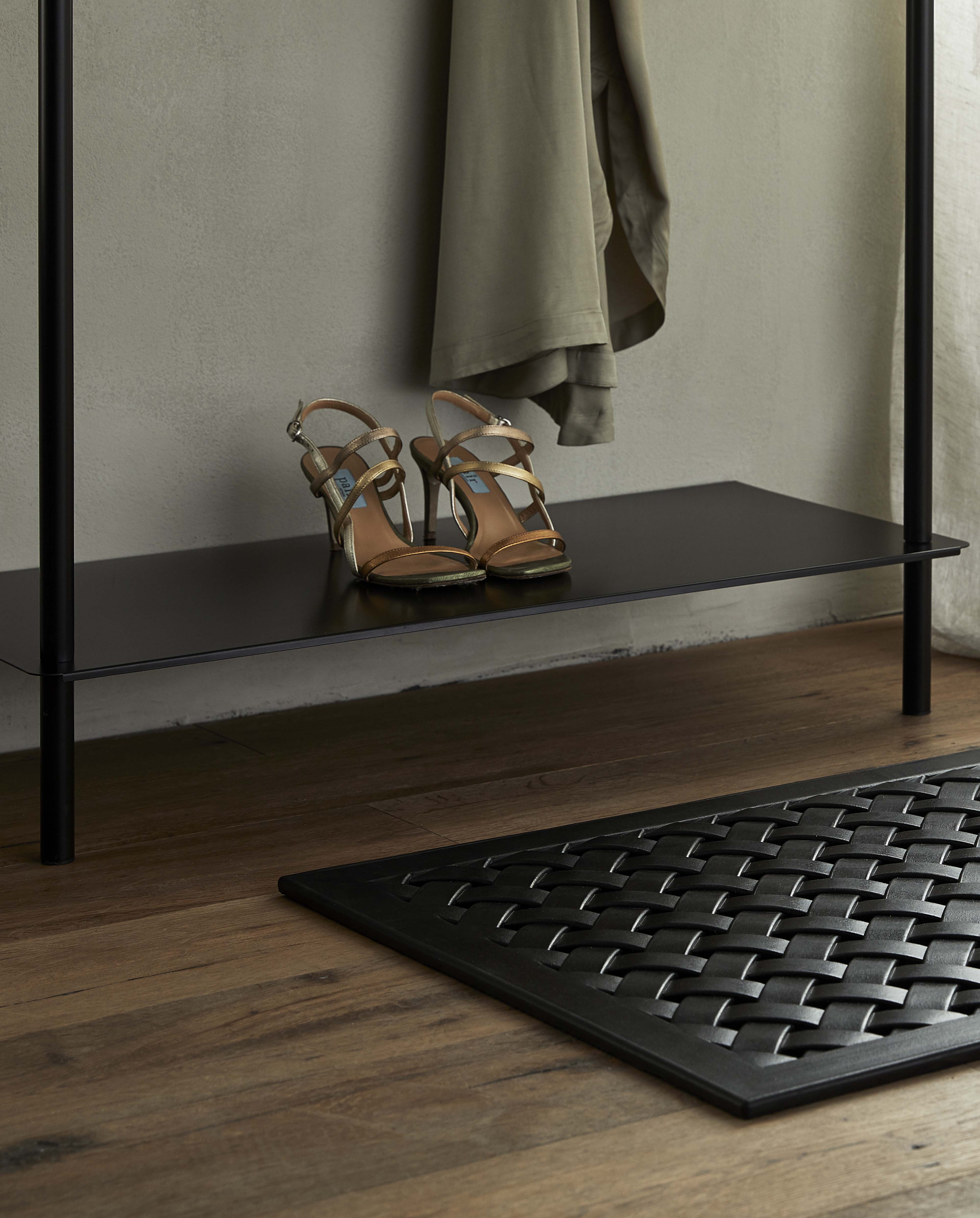 Lumi Doormat, Black Rubber, Nordal, mattor