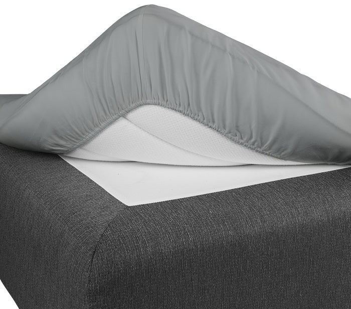 Dra på Lakan 180x200 Cm Mörkgrå, Borganäs of Sweden, underlakan