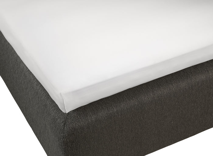 Lakan Satin 240x260 Cm Vit, Borganäs of Sweden, underlakan