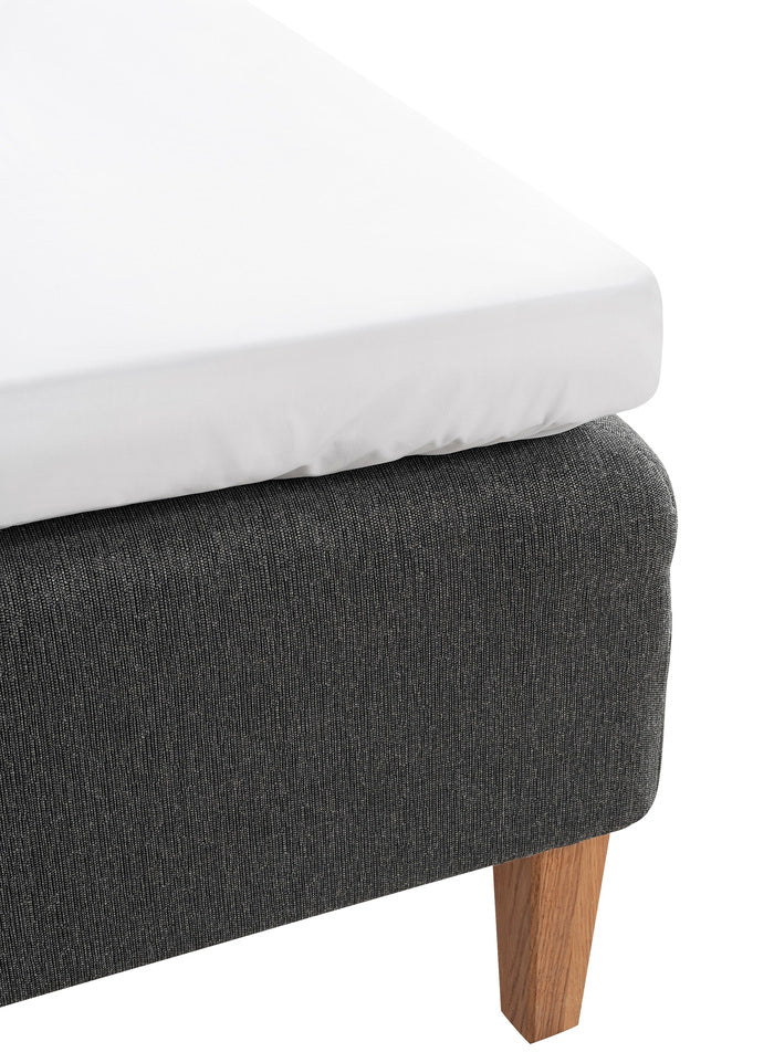 Egyptisk Bomull Dra-på-lakan 210x210 Cm Vit, Borganäs of Sweden, underlakan